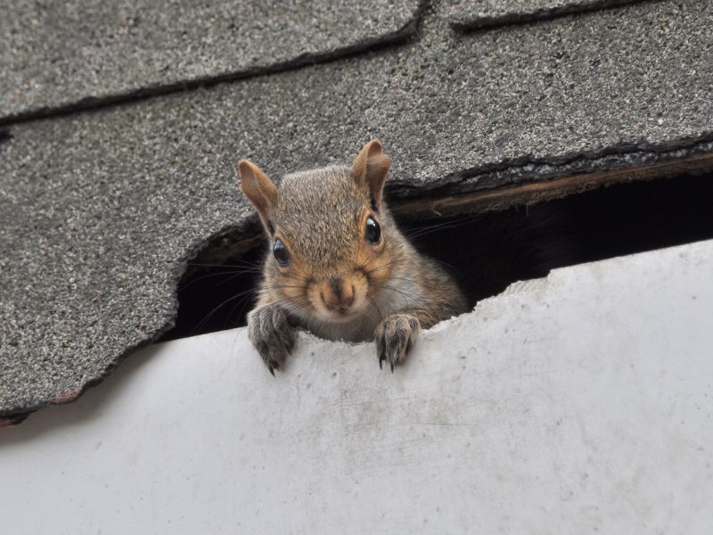 Squirrel Chewing Wires